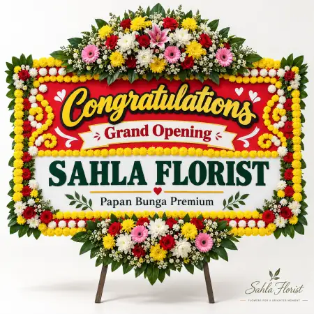Papan Bunga Ucapan Selamat Wonogiri